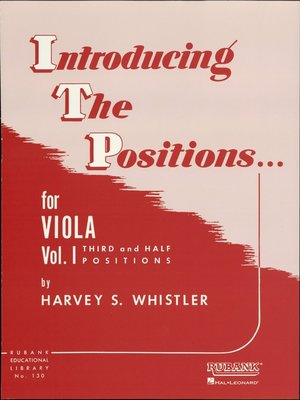 cover image of Introducing the Positions for Viola (Music Instruction)